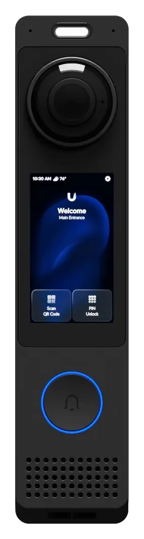 UniFi G6 Pro Entry door reader with camera and touch display
